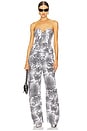 view 5 of 6 Rhett Carpenter Barrel Pant in Zebra Print