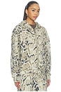 view 4 of 6 Cameron French Terry Hoodie in Twill Leopard
