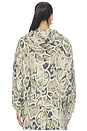 view 5 of 6 Cameron French Terry Hoodie in Twill Leopard