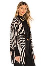 view 2 of 4 Fulton Sweater in Brown & Noir Zebra