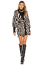 view 4 of 4 Fulton Sweater in Brown & Noir Zebra