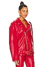 view 3 of 5 Faux Leather Blaise Jacket in Jester Red