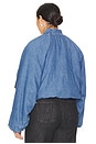 view 8 of 10 Billie Jacket in South Pacific Wash