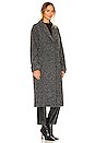 view 3 of 4 Bran Coat in Noir Tweed