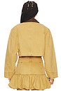 view 3 of 4 Wrenley Cropped Jacket in Beige Khaki
