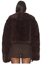 view 3 of 4 Stephanie Faux Fur Coat in Java