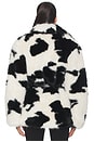 view 4 of 11 Livingston Faux Fur Jacket in Cattle Print Fur