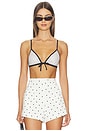 view 1 of 4 VESTE JEMIMA in White Mini Dot