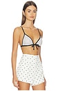 view 2 of 4 VESTE JEMIMA in White Mini Dot
