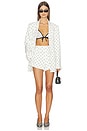 view 5 of 5 Edel Blazer in Blanc Pin Dot in White Mini Dot