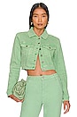 view 1 of 4 CHAQUETA VAQUERA MAGDA in Kelly Green