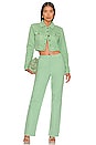 view 4 of 4 CHAQUETA VAQUERA MAGDA in Kelly Green