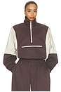 view 1 of 4 Virgo Half Zip Pullover in Mixed Coffee Bean