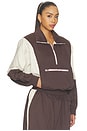 view 2 of 4 Virgo Half Zip Pullover in Mixed Coffee Bean