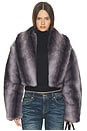 view 1 of 4 Stephanie Jacket in Grey Stripe