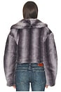 view 4 of 4 Stephanie Jacket in Grey Stripe