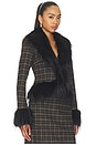 view 2 of 4 Cairo Jacket in Charcoal Plaid
