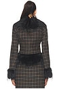 view 4 of 4 Cairo Jacket in Charcoal Plaid