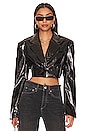 view 1 of 4 Petra Cropped Blazer in Noir