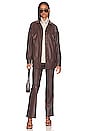 view 4 of 4 x REVOLVE Alyssa Pant in Brown