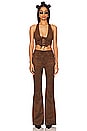 view 4 of 4 x Revolve Astrid Pant in Mocha Brown Suede