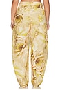 view 8 of 11 The Hr Chippy Barrel Pant in Gold Rose Print