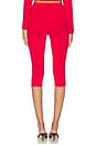 view 4 of 6 Ettie Capri Legging in Kiss Red