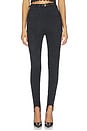 view 1 of 6 Carey Silken Lace Pant in Noir