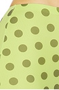 view 6 of 6 Gianna Capri Pant in Wild Lime Dot