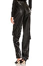 view 3 of 4 Sigmund Faux Leather Pant in Black