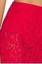 view 6 of 6 Presley Skirt in Kiss Red