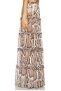 view 3 of 6 Sabina Skirt in Natural Snake