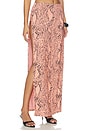 view 2 of 6 Tempest Skirt in Peach Snake
