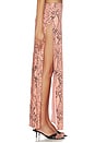view 3 of 6 Tempest Skirt in Peach Snake