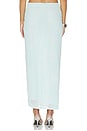 view 4 of 6 Lorli Burnout Velvet Skirt in Blue Bell Paisley