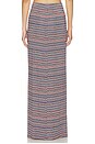 view 5 of 6 JUPE CARR SHINY KNIT in Chevron Stripe