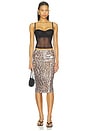 view 5 of 6 Adkins Skirt in Leopard