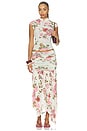view 6 of 6 Estella Skirt in Layered Roses