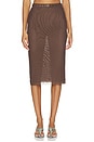 view 1 of 6 Reed Skirt in Espresso