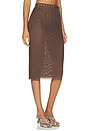 view 2 of 6 Reed Skirt in Espresso