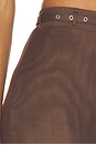view 7 of 6 Reed Skirt in Espresso
