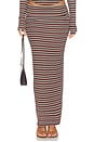 view 1 of 6 JUPE ESIN COZY RIB in Chocolate Stripe
