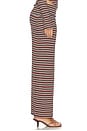 view 4 of 6 JUPE ESIN COZY RIB in Chocolate Stripe