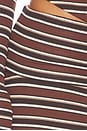 view 7 of 6 JUPE ESIN COZY RIB in Chocolate Stripe