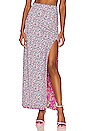 view 2 of 5 Katy Reversible Midi Skirt in Pink Paisley