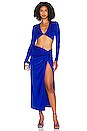 view 4 of 4 Saia Emilia in Cobalt Blue