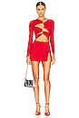 view 5 of 4 FALDA MOLY in True Red
