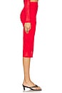 view 5 of 11 Riley Lace Skirt in Risky Red