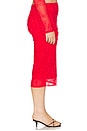 view 6 of 11 Riley Lace Skirt in Risky Red