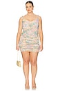 view 10 of 11 Martina Mini Skirt in Fog Field